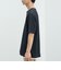 鹿の子 キーネック フェイクレイヤード Tシャツ（接触冷感）