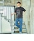 ワイルド グラフィック プリント Tシャツ