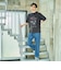 ワイルド グラフィック プリント Tシャツ
