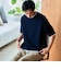リップル フェイクレイヤード Tシャツ（接触冷感）