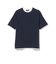 リップル フェイクレイヤード Tシャツ（接触冷感）