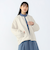 ノーカラー コクーン ブルゾン