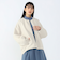 ノーカラー コクーン ブルゾン