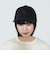フリンジ ロゴ刺繍 キャップ