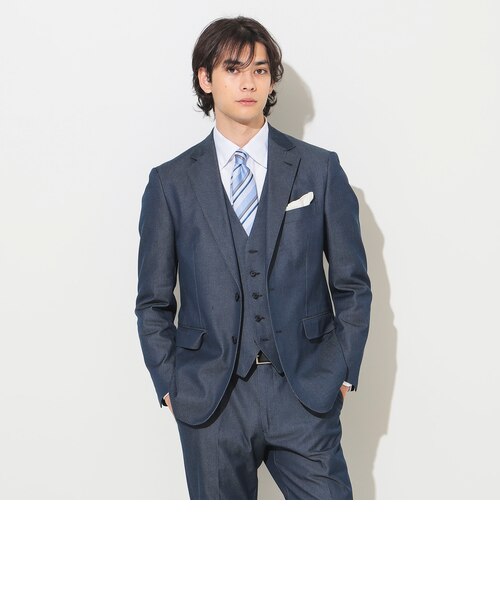 【INDIGO】ストレッチ デニム 2ボタン ジャケット ストレッチ デニム 2ボタン ジャケット｜ビームスアウトレットの