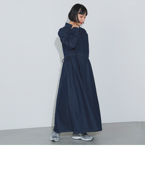デニム ドロスト シャツワンピース｜ビームスアウトレットの