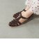 レザー調 グルカサンダル（22.5～24.5cm）