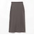 フロントボタン 裏毛 タイトスカート