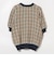 カラフル チェック ニット（手洗い可能）