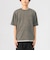 フェイクスウェード レイヤード ショートスリーブ Tシャツ