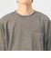 フェイクスウェード レイヤード ショートスリーブ Tシャツ