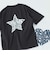ハート スター バックプリント Tシャツ