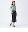 ワッフル ボーダー プルオーバー