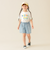 フリンジ デニム ショートパンツ（90～150cm）