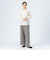 ネップ 裾ダブル パンツ