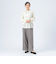ネップ 裾ダブル パンツ