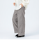 ネップ 裾ダブル パンツ