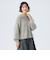 配色 シャギー ニット