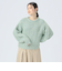 配色 シャギー ニット