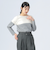 総針 配色 プルオーバー