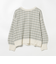 チェック ジャカード クルー カーディガン