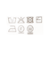 襟付き ライン ケーブル ニット