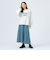 コーデュロイ フレアスカート