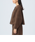 カット ツイル ノーカラー ジャケット