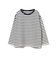 ボーダー  ロングスリーブ Tシャツ 2025FW（90～140cm）