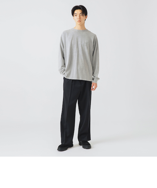 TTT_MSW × BEAMS 別注 ロンT フラワー刺繍 BEAMS HARAJUKU LIMITED STORE（404253） スタイリング