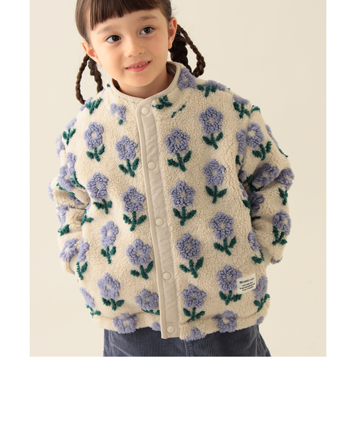 新品正規品【PG/size5】ジャガードボアブルゾン　フリース　アウター秋冬 ジャカード ボア ブルゾン 2025FW（90～140cm）｜ビームス