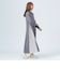 サイド プリーツ フーディー ワンピース