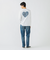 ハート スター バックプリント ロング スリーブ Tシャツ