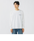 ハート スター バックプリント ロング スリーブ Tシャツ