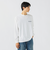 ハート スター バックプリント ロング スリーブ Tシャツ