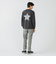 ハート スター バックプリント ロング スリーブ Tシャツ