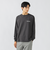 ハート スター バックプリント ロング スリーブ Tシャツ