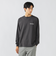 ハート スター バックプリント ロング スリーブ Tシャツ