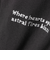 ハート スター バックプリント ロング スリーブ Tシャツ