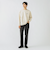 フェイク スウェード ミックス フォント カットソー