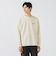 フェイク スウェード ミックス フォント カットソー