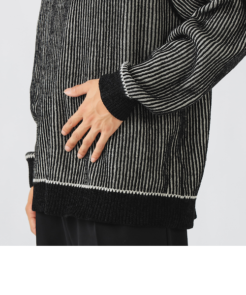 【新品未使用】ANDREAFENZIクルーネックニットS46ブラウン定価約3万円 未使用】ANDREAFENZIクルーネックニットS46ブラウン定価約3 トップス