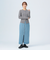 フロントジップ デニム スカート