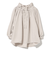 襟 フリル ギャザー ブラウス