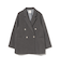 金ボタン ダブルジャケット
