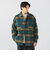 シャギー チェック CPO シャツ