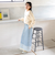 リボン ニットプルオーバー（手洗い可能）