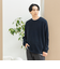 微起毛 ダブルフェイス フェイクレイヤー カットソー