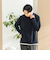 微起毛 ダブルフェイス フェイクレイヤー カットソー