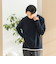 微起毛 ダブルフェイス フェイクレイヤー カットソー